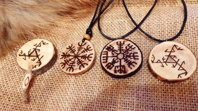 talisman and talisman made of wood
